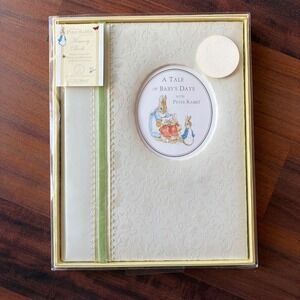 CR Gibson Peter Rabbit Baby Memory Book Beatrix Potter A Tale of Babys Days NEW